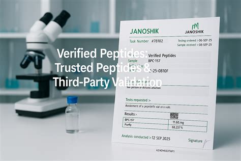 Peptide Pros Technical Deep Dive: Purity, Specifications, Certifications, and Manufacturing Sourcing